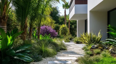 Lush Jungle Garden