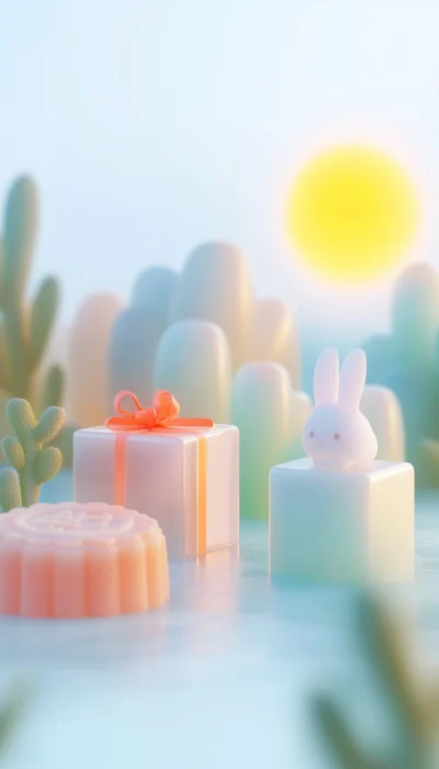 Dreamy Rabbit Scene