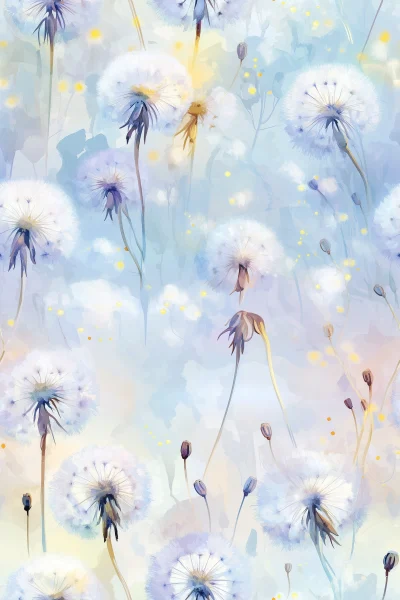 Dandelions in the Wind