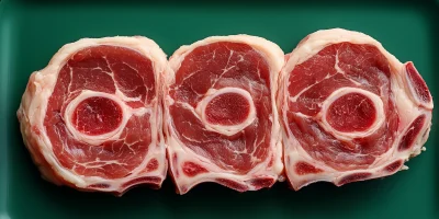 Raw Pork Neck Slices