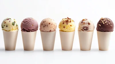 Colorful Ice Cream Kulfi Collection