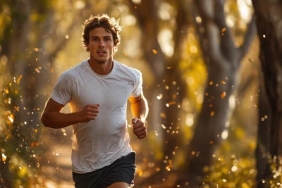 Runner in the Forest