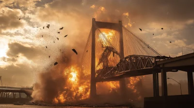 Dramatic Collapse of Francis Scott Key Bridge