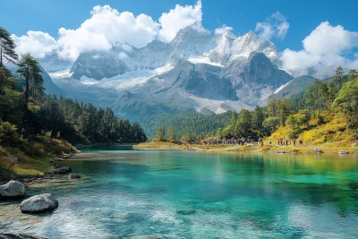 Holy Mountain and Turquoise Lake