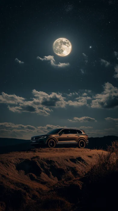 Volkswagen Touareg at Night