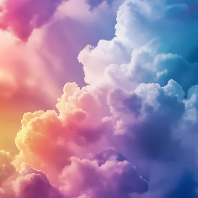 Colorful Cloud Background