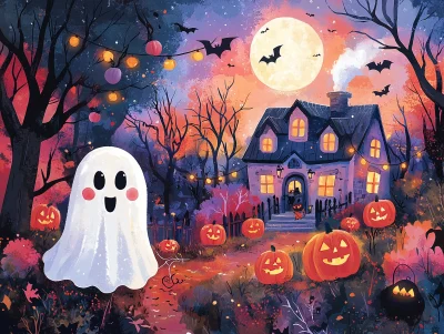 Whimsical Halloween Night