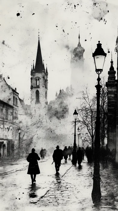 Gothic City in the 1900s