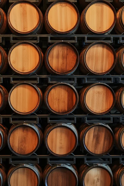 Winery Oak Barrels