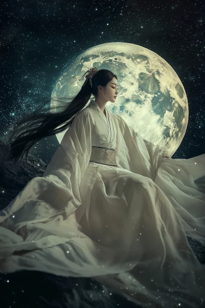 Chang’e Ascending to the Moon