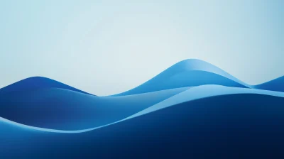 Minimalist Blue Gradient Wallpaper