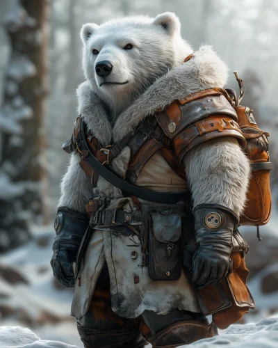 Cartoon Polar Bear