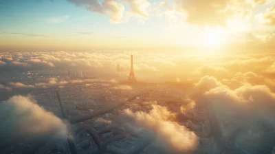 Cinematic Paris Landscape