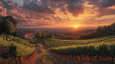 Vineyard Sunset