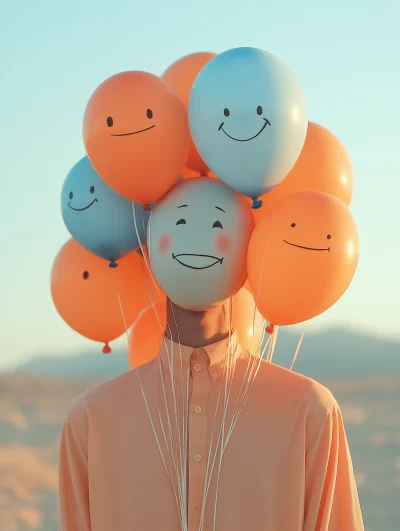 Desert Balloon Portrait