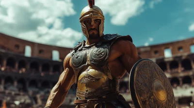 Gladiator in the Colosseum