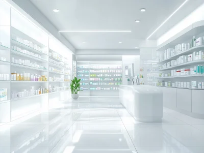 Modern Pharmacy Interior