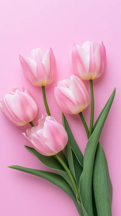 Pastel Pink Tulips