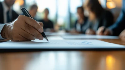 Signing of International Trade Agreements