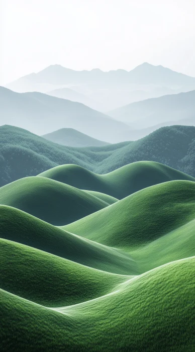 Abstract Green Hills