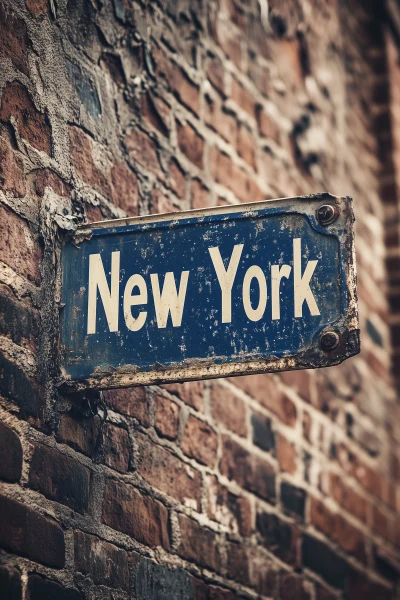 New York Street Sign