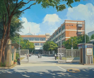 Quiet Morning at Kaohsiung Girls’ High School