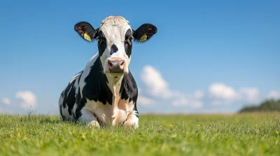 Cow in Grassland