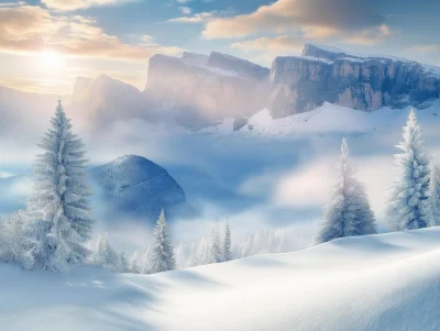 Breathtaking Snow View