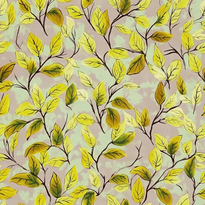 Vintage Leaves Pattern