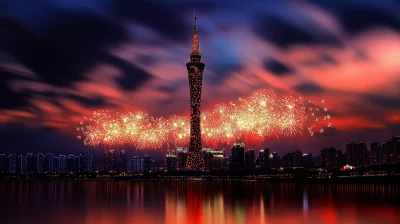 Guangzhou New Year Night