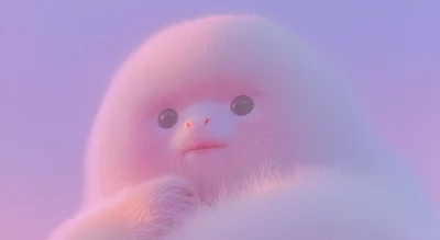 Futuristic Fluffy Animal