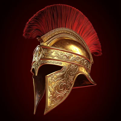 Ancient Greek Ares Helmet