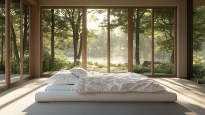 Modern Bedroom Scene