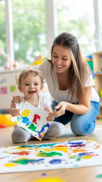 Joyful Educator and Toddler