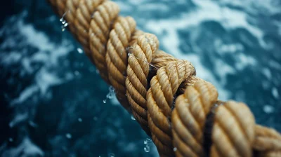 Thick Ship Rope Detail