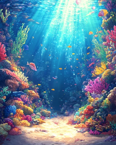 Vibrant Coral Reef