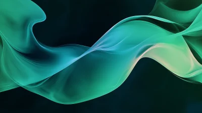 Abstract Blue and Green