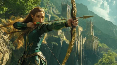 Elven Archer at the Fortress