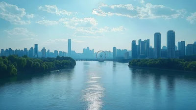 Chongqing River Skyline