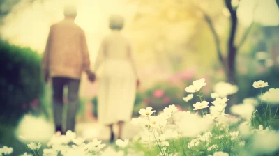 Elderly Couple in Nature