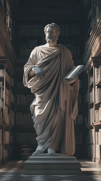 Hyper Realistic Library of Alexandria