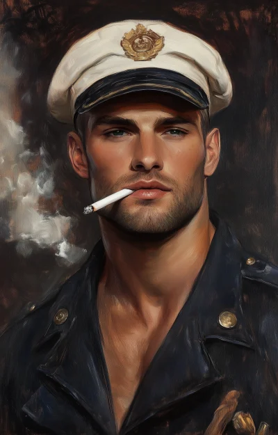 Handsome Naval Officer