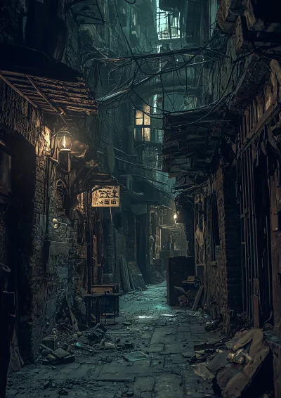 Kowloon Walled City Streets