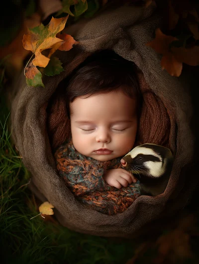 Newborn in Nature