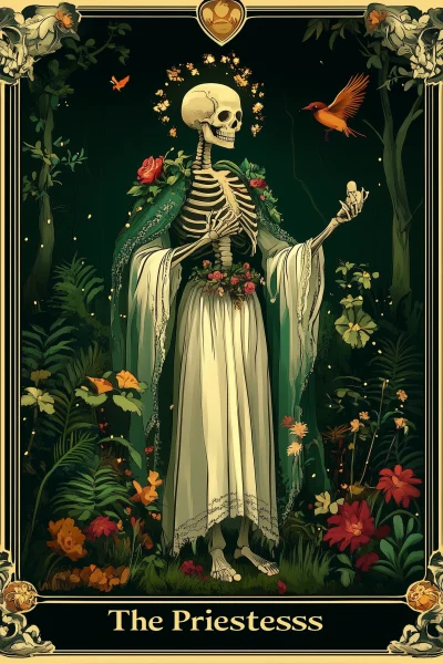 The Beautiful Skeleton Priestess