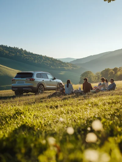 Picnic Day in the Meadow