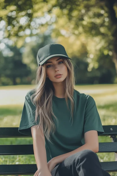 Female Influencer in Park