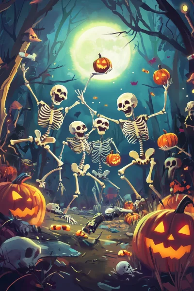 Skeleton Dance Party