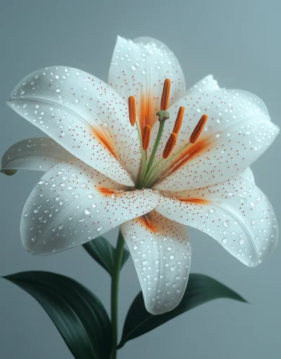 Elegant White Lily