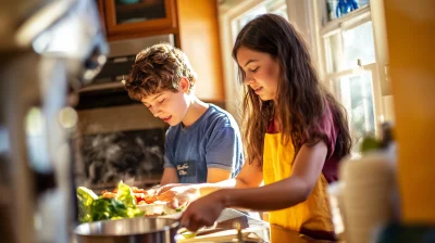 Middle School Cooking Class